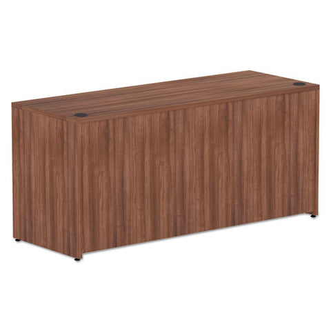 Image of Alera Valencia Series Credenza Shell, 65w X 23.63d X 29.5h, Modern Walnut