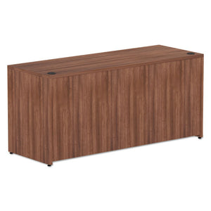 Alera Valencia Series Credenza Shell, 65w X 23.63d X 29.5h, Modern Walnut