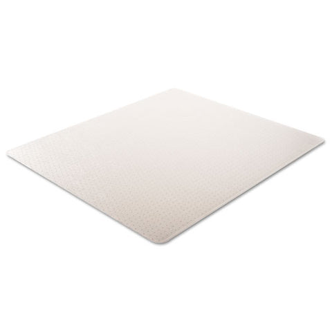 Image of Duramat Moderate Use Chair Mat, Low Pile Carpet, Flat, 46 X 60, Rectangle, Clear