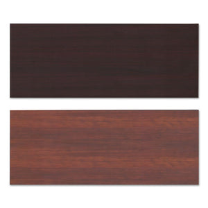 Reversible Laminate Table Top, Rectangular, 59 1/2w X 23 5/8,med Cherry/mahogany