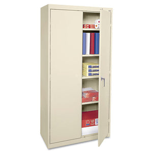 Economy Assembled Storage Cabinet, 36w X 18d X 42h, Putty