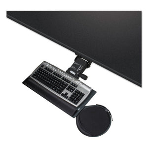 Leverless Lift N Lock Keyboard Tray, 19w X 10d, Black