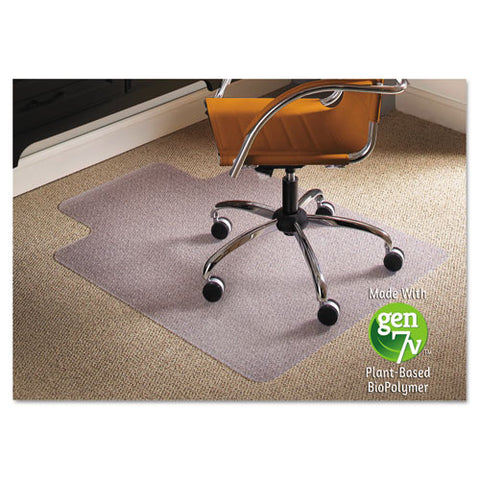 Image of Natural Origins Chair Mat With Lip For Carpet, 36 X 48, Clear