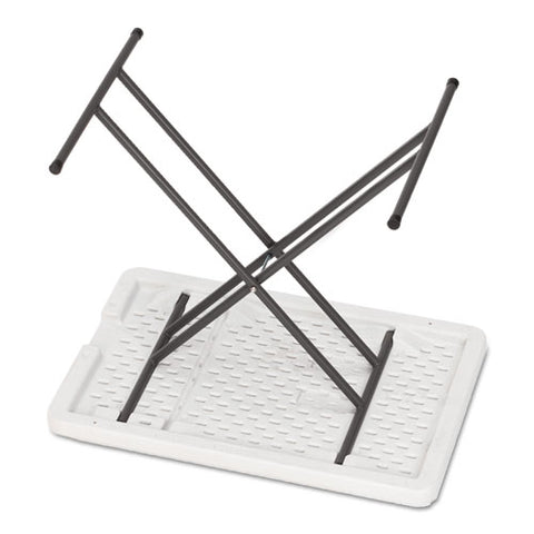 Image of Indestructables Too 1200 Series Resin Personal Folding Table, 30 X 20, Platinum