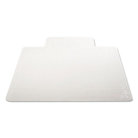 Image of Duramat Moderate Use Chair Mat For Low Pile Carpet, 46 X 60, Wide Lipped, Clear