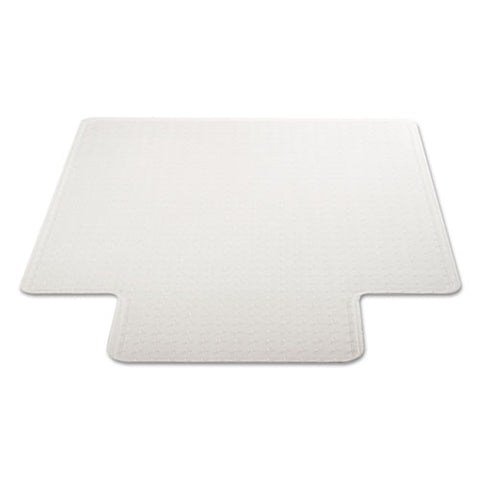 Image of Duramat Moderate Use Chair Mat For Low Pile Carpet, 46 X 60, Wide Lipped, Clear