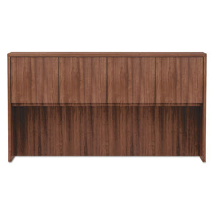 Alera Valencia Series Hutch, 3-comp, 64.75w X 15d X 35.38h, Modern Walnut