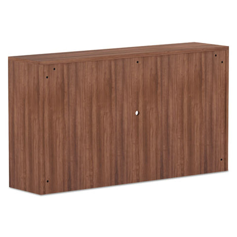 Image of Alera Valencia Series Hutch, 3-comp, 64.75w X 15d X 35.38h, Modern Walnut