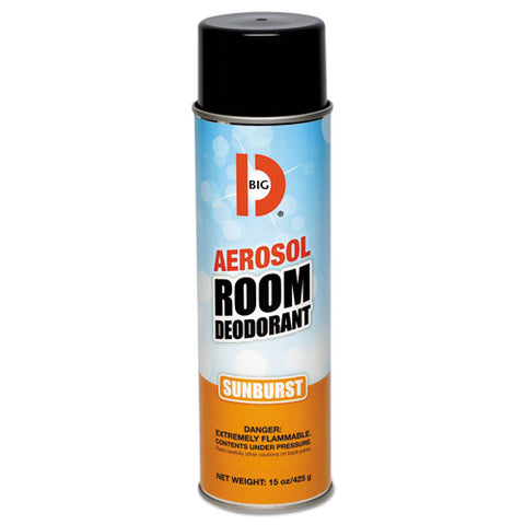 Image of Aerosol Room Deodorant, Mountain Air Scent, 15 Oz Can, 12/box