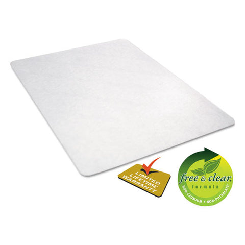 Image of Economat All Day Use Chair Mat For Hard Floors, 45 X 53, Clear