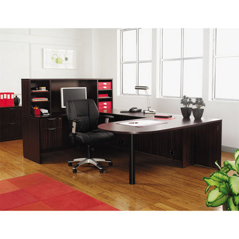 Image of Alera Valencia Series D Top Desk, 71w X 35.5d X 29.63h, Mahogany