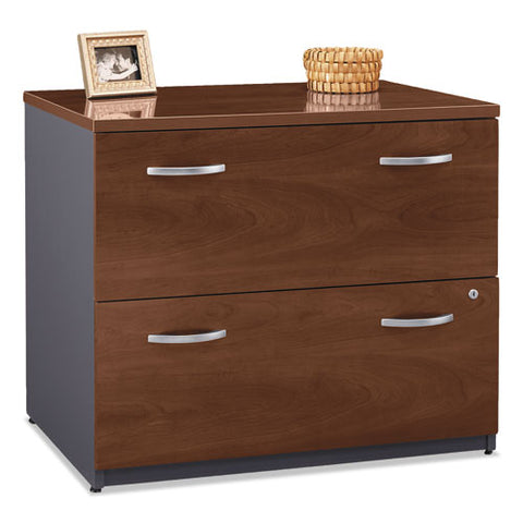 Image of Series C Collection 2 Drawer 36w Lateral File (assembled), 35.75w X 23.38d X 29.88h, Hansen Cherry