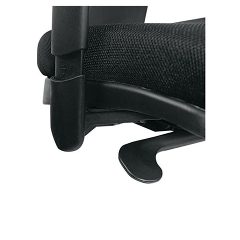 Image of Alera Epoch Series Fabric Mesh Multifunction Chair, Supports Up To 275 Lbs, Black Seat/black Back, Black Base