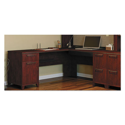 Image of Enterprise Collection 72w X 72d L-desk Surface Only, 70.13w X 70.13d X 29.75h, Harvest Cherry, Box 2 Of 2