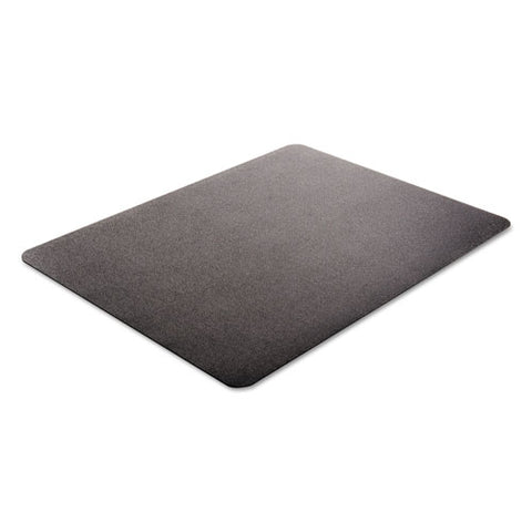 Image of Economat Occasional Use Chair Mat For Low Pile Carpet, 46 X 60, Rectangular, Black