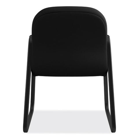 Image of Pillow-soft 2090 Series Guest Arm Chair, 23.25" X 28" X 36", Black Seat/black Back, Black Base