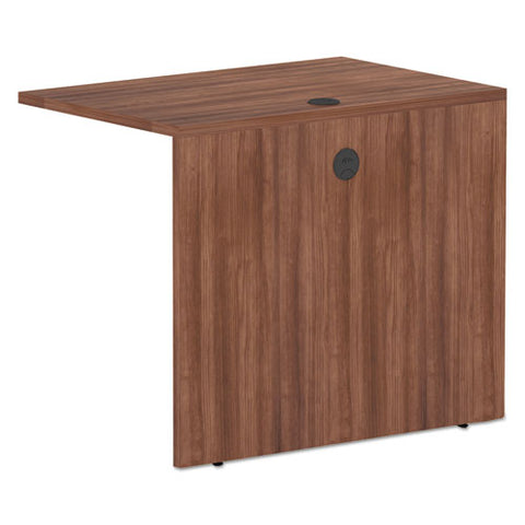 Image of Alera Valencia Series Reversible Return/bridge Shell, 35w X 23 5/8d X 29 1/2h, Modern Walnut