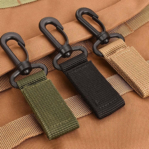 Image of * 360 Degree Rotation Hook Buckle Keychain Tactical Outdoor Camping