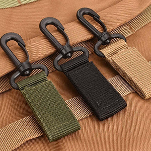 * 360 Degree Rotation Hook Buckle Keychain Tactical Outdoor Camping