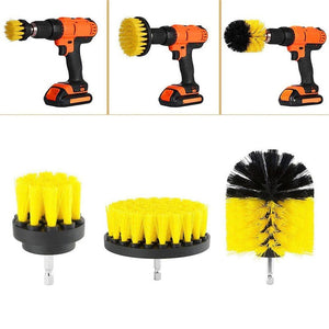 * 3pcs/Set Drill Power Scrub Clean Brush 2/3.5/4 inch Drill bit