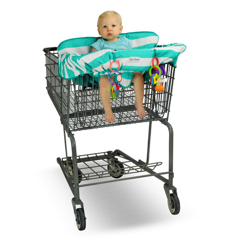 Image of Good Treasures 2-in-1 Deluxe Shopping Cart & High Chair Cover for Baby & Toddler