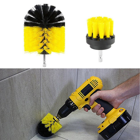 Image of * 3pcs/Set Drill Power Scrub Clean Brush 2/3.5/4 inch Drill bit