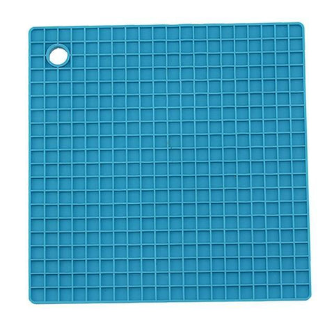 Image of * 7-inch Silicone Pot Holder, Trivet Mat, Spoon Rest -(Non Slip, Flexible, Durable & Heat Resistant)