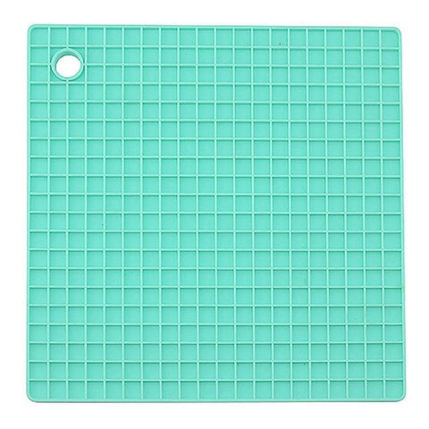 Image of * 7-inch Silicone Pot Holder, Trivet Mat, Spoon Rest -(Non Slip, Flexible, Durable & Heat Resistant)