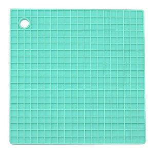 * 7-inch Silicone Pot Holder, Trivet Mat, Spoon Rest -(Non Slip, Flexible, Durable & Heat Resistant)