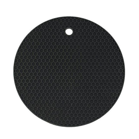 Image of * 7-inch Silicone Pot Holder, Trivet Mat, Spoon Rest -(Non Slip, Flexible, Durable & Heat Resistant)