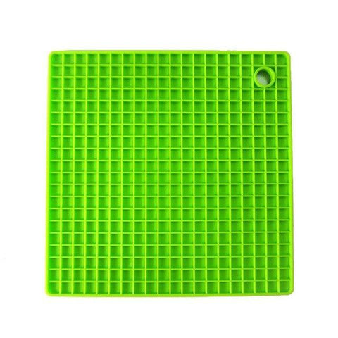 Image of * 7-inch Silicone Pot Holder, Trivet Mat, Spoon Rest -(Non Slip, Flexible, Durable & Heat Resistant)