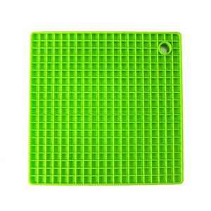 * 7-inch Silicone Pot Holder, Trivet Mat, Spoon Rest -(Non Slip, Flexible, Durable & Heat Resistant)