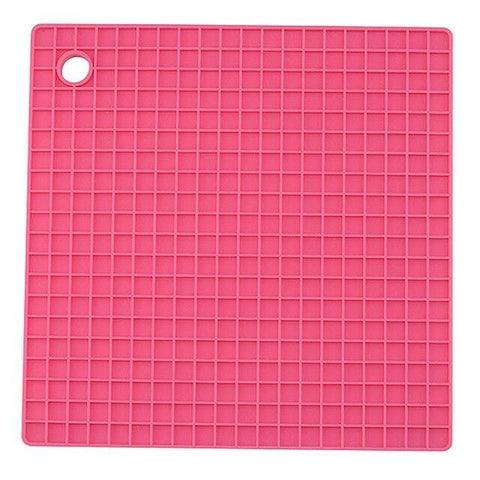 Image of * 7-inch Silicone Pot Holder, Trivet Mat, Spoon Rest -(Non Slip, Flexible, Durable & Heat Resistant)