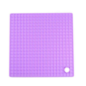 * 7-inch Silicone Pot Holder, Trivet Mat, Spoon Rest -(Non Slip, Flexible, Durable & Heat Resistant)