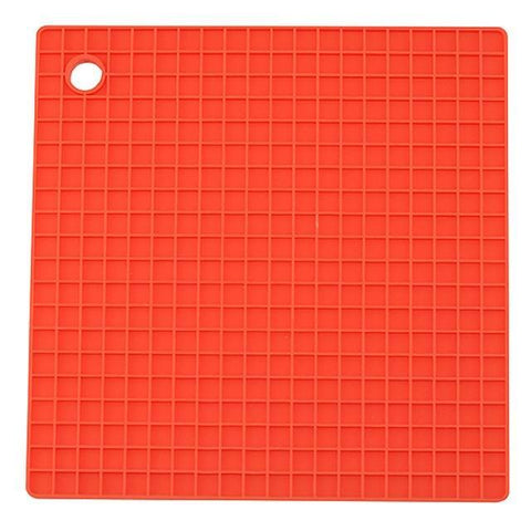 Image of * 7-inch Silicone Pot Holder, Trivet Mat, Spoon Rest -(Non Slip, Flexible, Durable & Heat Resistant)