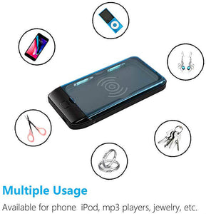 * Good Treasures 2-in-1 UV Portable Cell Phone Sanitizer Case and Charger for Mobile Phone Disinfection and Sterilization (iPhone and Android Compatible)