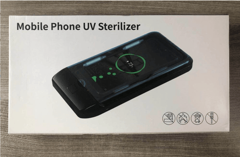 Image of * Good Treasures 2-in-1 UV Portable Cell Phone Sanitizer Case and Charger for Mobile Phone Disinfection and Sterilization (iPhone and Android Compatible)