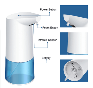 * HYGIENE SOLUTIONS Automatic Foaming Anti-Viral Hand Washer and Soap Dispenser with Infrared Sensor