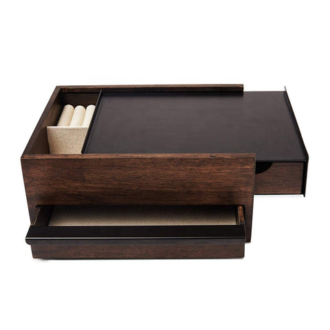 Image of * Natural customized Wood Boxes For Jewelry with Slide Top