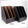 * Luxury multifunctional file folder in black color file storage box