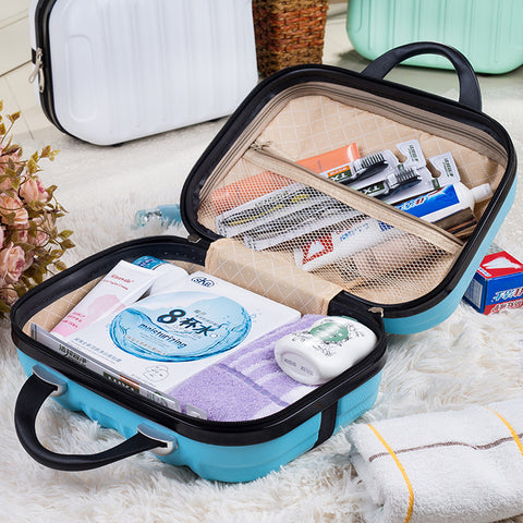 Image of * Makeup bag beauty case makeup suitcase for travelling