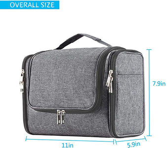 * Large Capacity Travel Hanging Toiletry Bag Portable Waterproof Bathroom Shower Bag