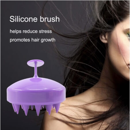 Image of * Popular Handheld Scalp Shampoo Massage Brush & Washing Comb for Shower