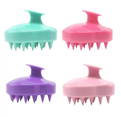 Image of * Popular Handheld Scalp Shampoo Massage Brush & Washing Comb for Shower