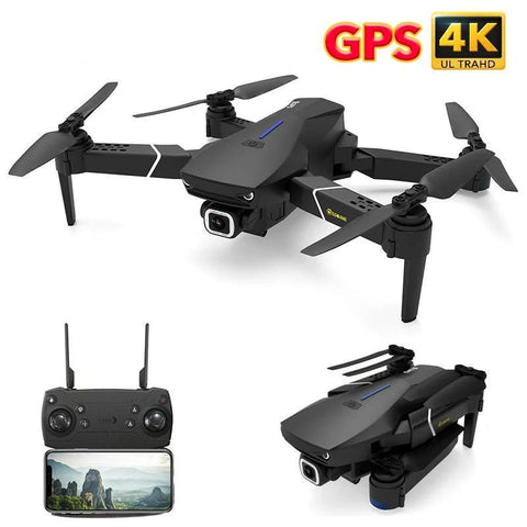 Image of * Amazing 4K WiFi Quadcopter Drone with Wide Angle Camera & Foldable Body for EZ Storage