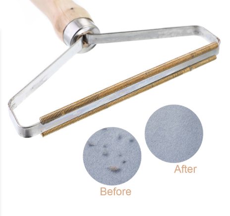 Image of * Amazing Portable Clothes Lint Remover Tool - Great for Removing Lint and Pet Fur from Clothes, Blankets, Carpets, Furniture, Curtains and Bedding