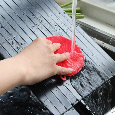 Image of * AMAZING Super Fast Defrosting Frozen Food Thawing Tray for Frozen Food, Steaks, Fish, Meats, Fruit - Dishwasher Safe