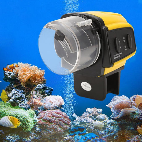 Image of * Automatic Fish Timer Feeder Home Aquarium - Perfect For Business Travelers