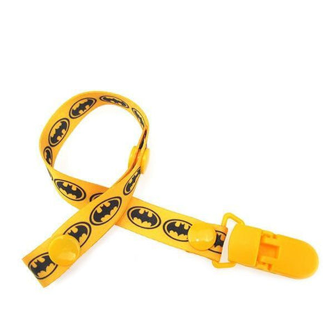 Image of * Baby Pacifier Clip Chain Ribbon Holder with Leash Strap & Nipple Holder for Infant