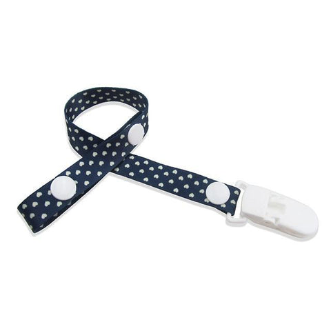 Image of * Baby Pacifier Clip Chain Ribbon Holder with Leash Strap & Nipple Holder for Infant